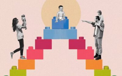 Con una mano delante y otra detrás