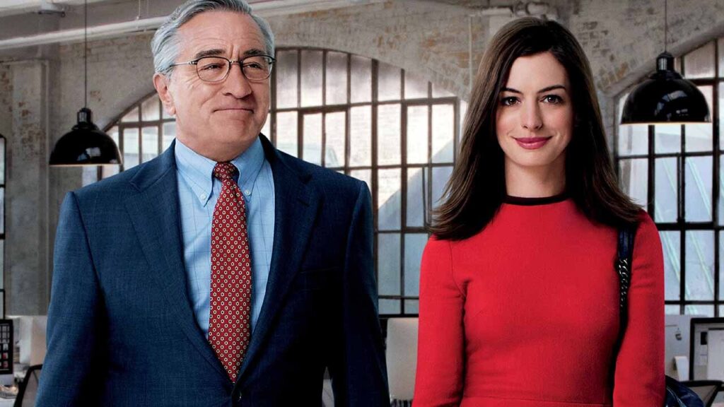 Te recomiendo ver la película de Robert de Niro y Anne Hathaway, The Intern (El becario en España)